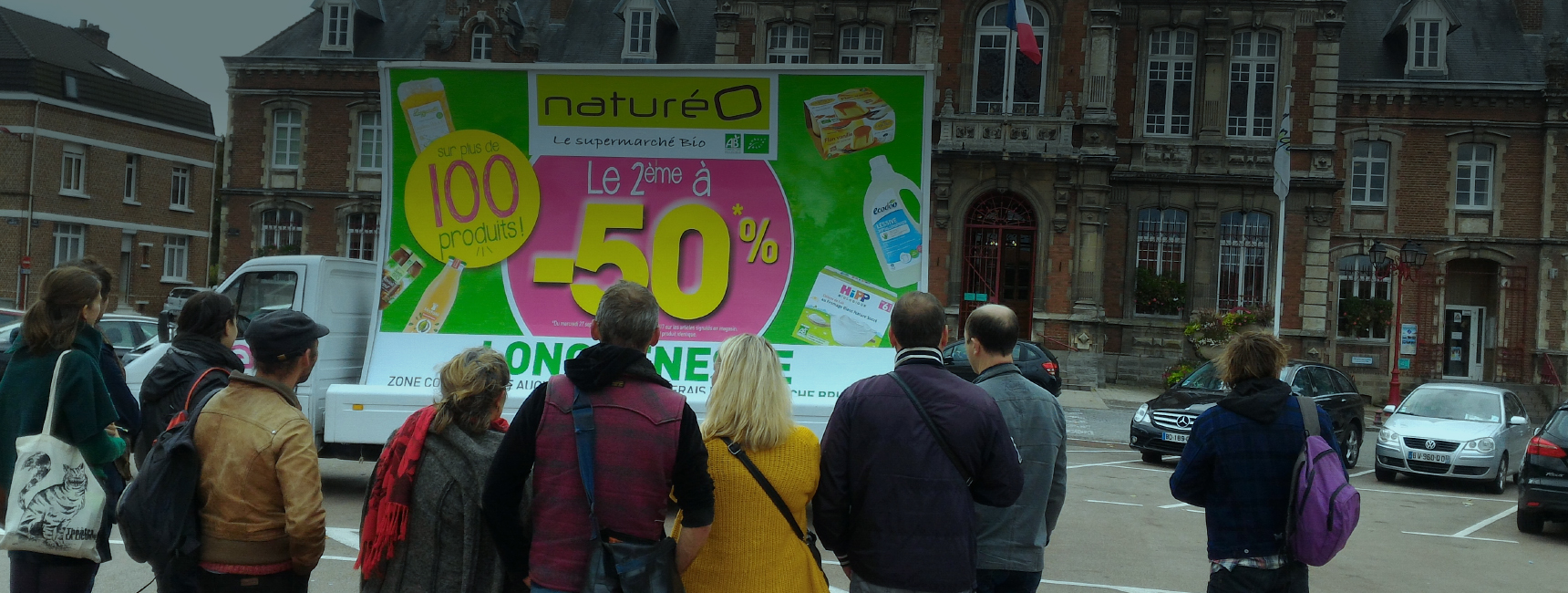 natureo - affichage mobile - Keemia agence marketing local Paris