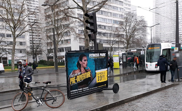 FitnessPark street marketing Choisy Keemia agence marketing local Paris