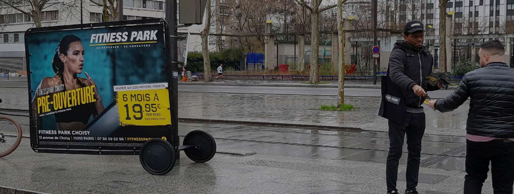 FitnessPark street marketing Choisy Keemia agence marketing local Paris