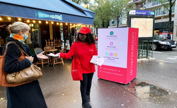 Opération de visibilité pour Pickup avec Keemia Paris, Agence de marketing local en région Ile de France