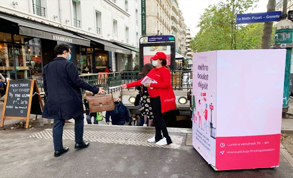 Opération de visibilité pour Pickup avec Keemia Paris, Agence de marketing local en région Ile de France