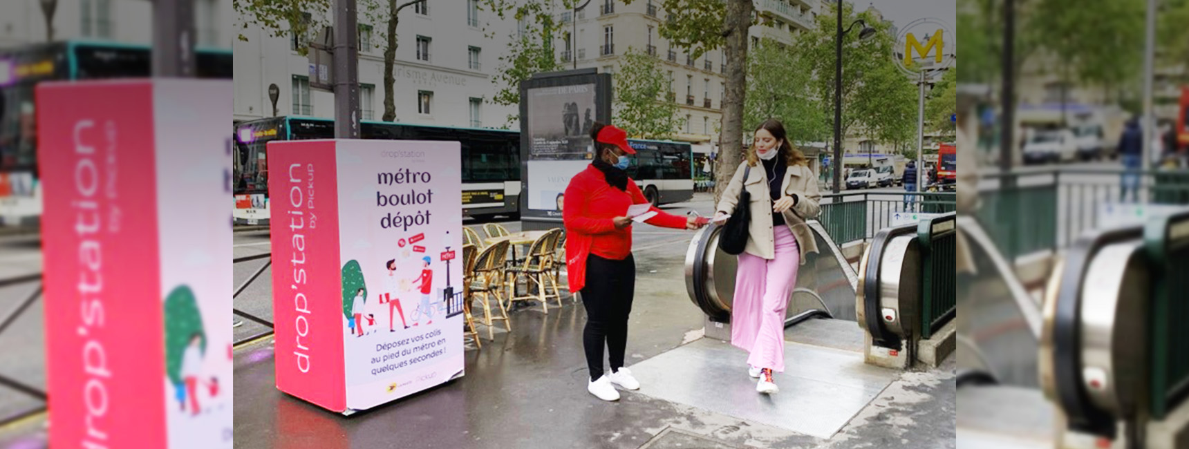 Opération de visibilité pour Pickup avec Keemia Paris, Agence de marketing local en région Ile de France