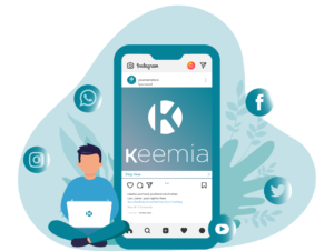 Solutions digitales Social media - Keemia Paris agence de marketing locale en région Ile de France