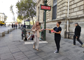 Opération terrain pour l'Odre des avocats de Paris avec Keemia Paris agence de marketing en région Ile de France 4