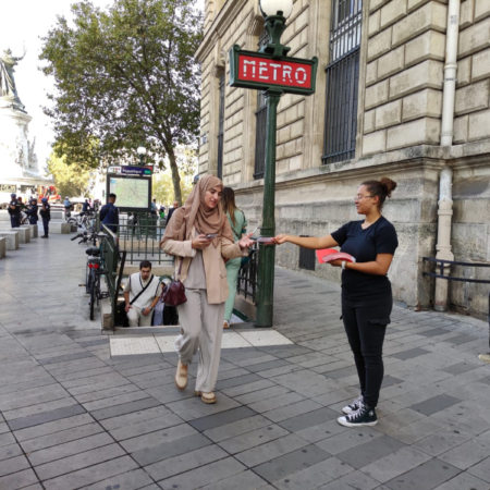 Opération terrain pour l'Odre des avocats de Paris avec Keemia Paris agence de marketing en région Ile de France 4