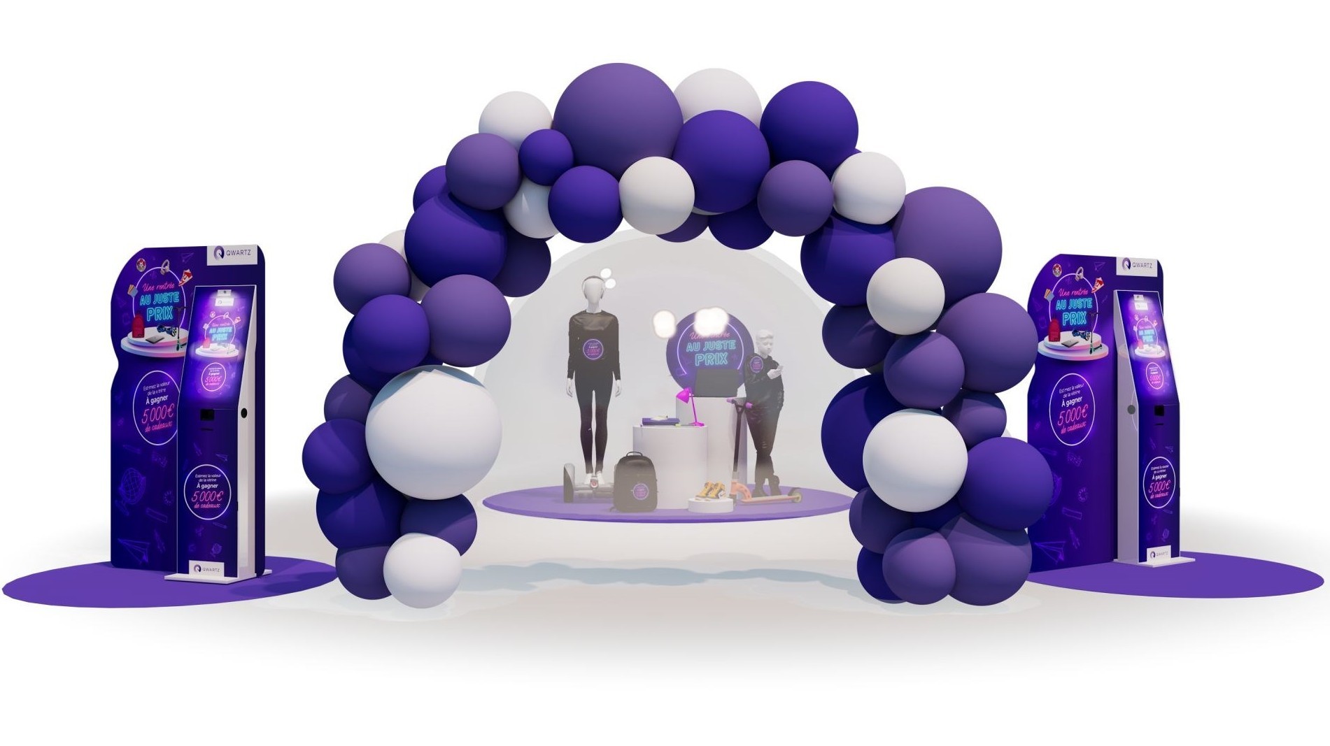 Qwartz - juste prix pour faire revenir les familles en galerie - 3D