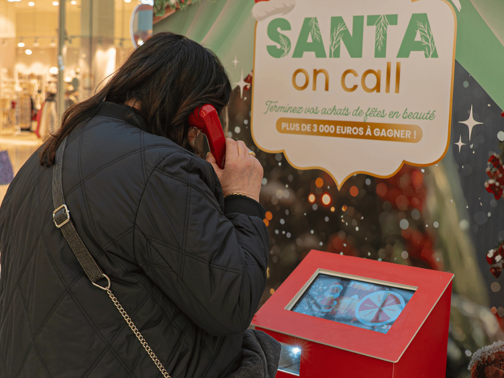 appel-pere-noel-animation-noel Appel surprise du Père Noël pendant l'animation de Noël