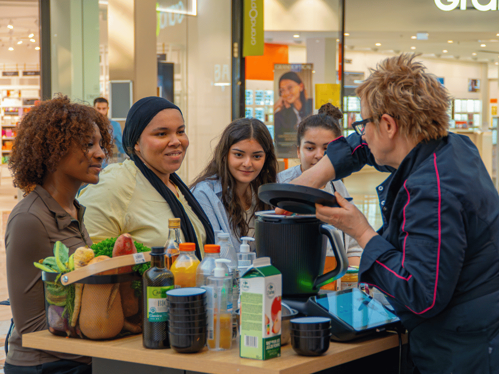 stand-culinaire-moche-a-croquer Animation immersive mêlant cuisine, dégustation et gamification au centre commercial Claye-Souilly