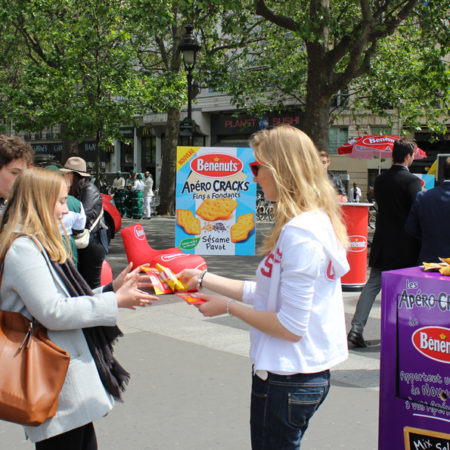 Un Roadshow dégustation pour les apéritifs Benenuts - Keemia Shopper Marketing Experientiel