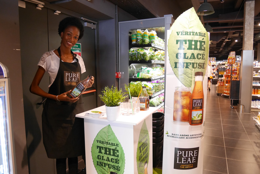 Pure Leaf - Keemia Shopper - l'agence de marketing d'activation shopper phygitale