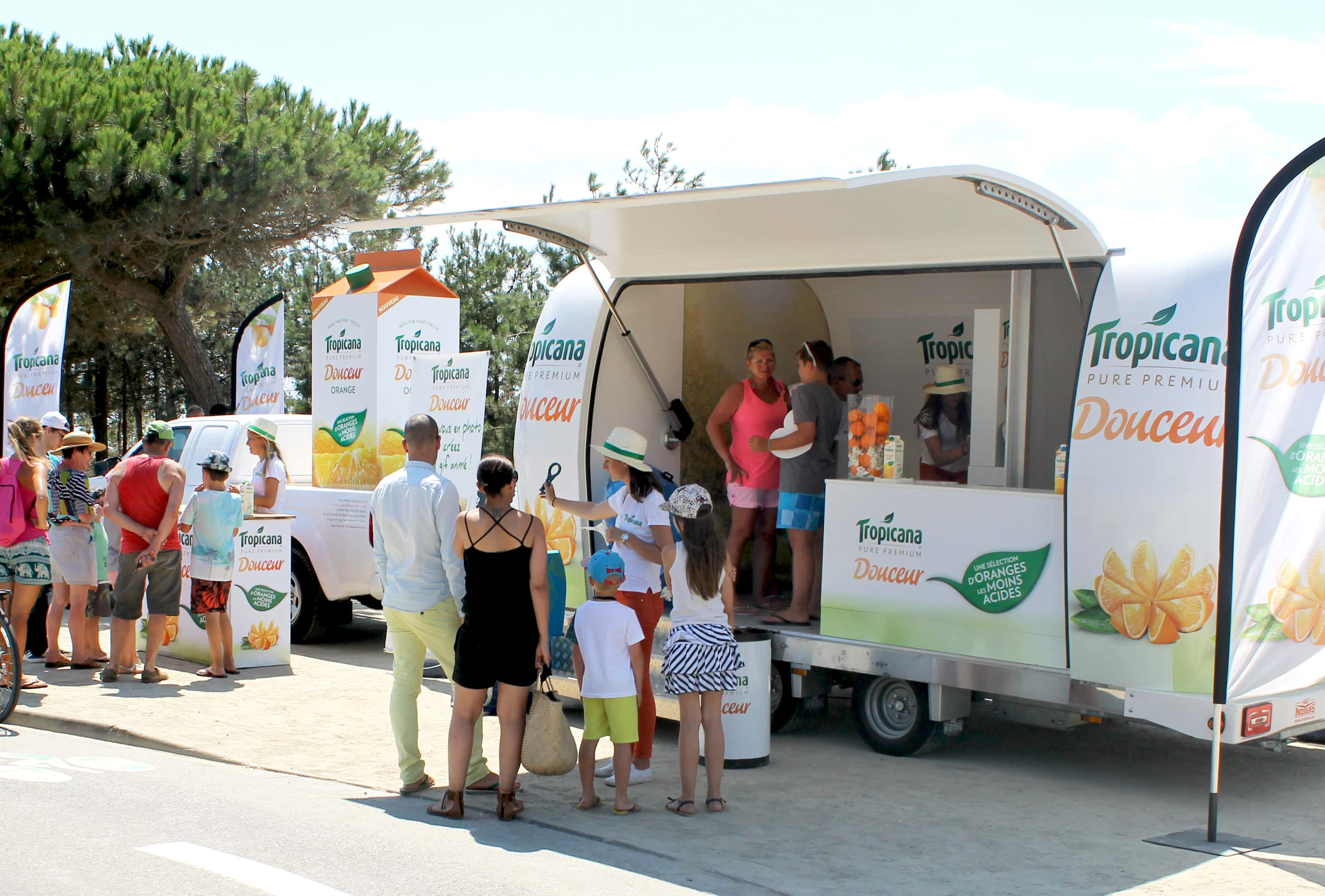 Tropicana Roadshow - Keemia Shopper - l'agence de marketing d'activation shopper phygitale