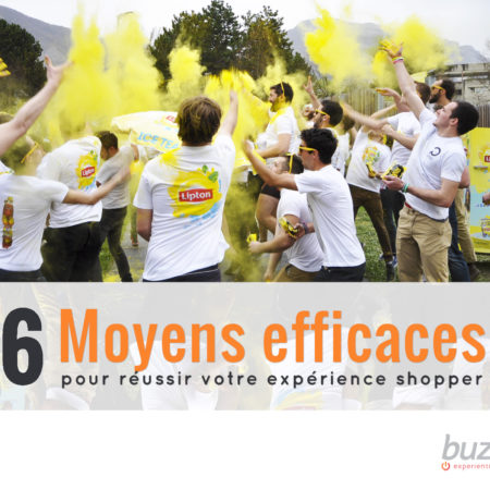 6 moyens efficaces pour réussir votre expérience shopper - Infographie - Keemia Shopper Marketing - Agence d'activation shopper marketing phygitale