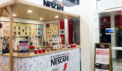 Animation Campus pour Nescafé - Keemia Shopper Marketing - Agence d'activation shopper marketing phygitale