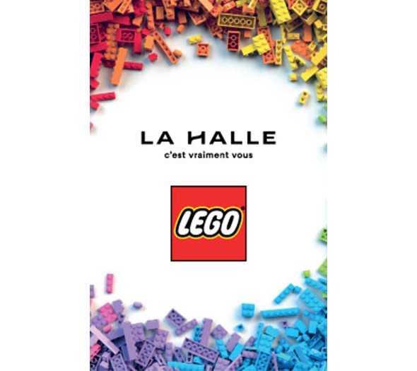 Animation LEGO sur les points de vente pour LA HALLE - Keemia Shopper Marketing - Agence d'activation shopper marketing phygitale