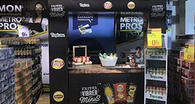 Espace degustation instore à l'occasion des Summer Days avec Pepsico - Keemia Shopper Marketing - Agence d'activation shopper marketing phygitale