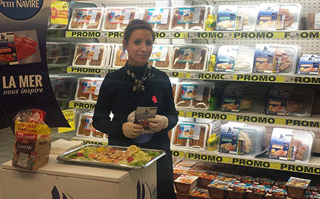 Animation dégustations Instore avec Petit Navire - Keemia Shopper Marketing - Agence d'activation shopper marketing phygitale