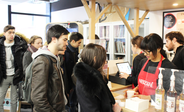 Nescafé - activation experientielle - Keemia Campus Agence marketing experientiel