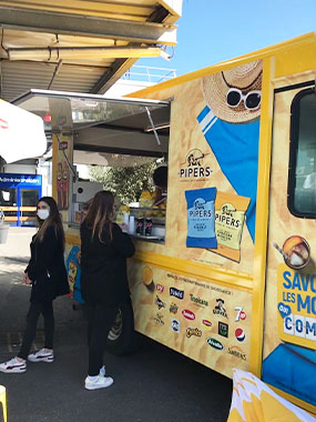 Animation Food Truck Pepsico avec Keemia Shopper agence de marketing d'activation shopper phygitale