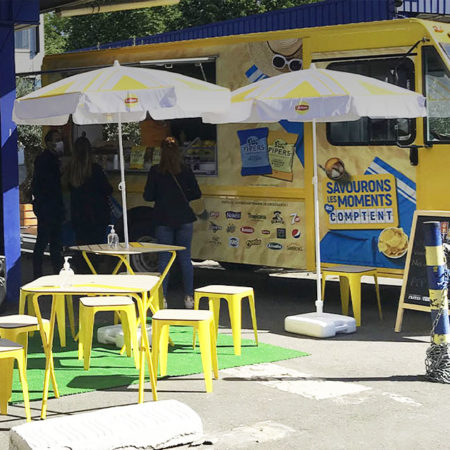 Animation Food Truck Pepsico avec Keemia Shopper agence de marketing d'activation shopper phygitale