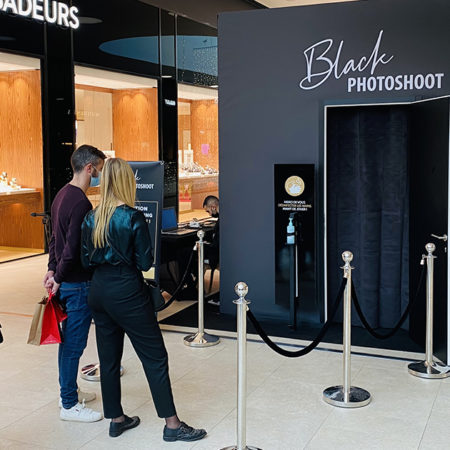 Black box pour le centre commercial la cloche d'or - Keemia Shopper agence d'activation augmentée