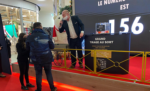 Black box pour le centre commercial la cloche d'or - Keemia Shopper agence d'activation augmentée