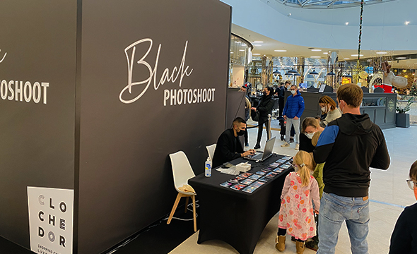 Black box pour le centre commercial la cloche d'or - Keemia Shopper agence d'activation augmentée