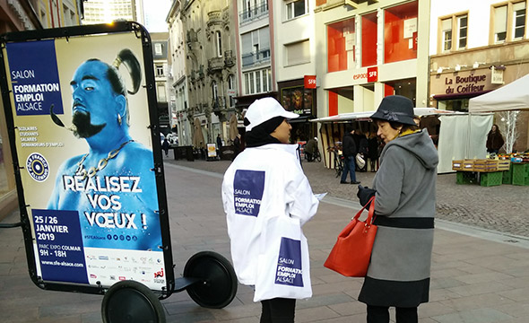 CCI Campus Alsace street marketing affichage mobile Keemia Strasbourg Agence marketing local en région Grand-Est