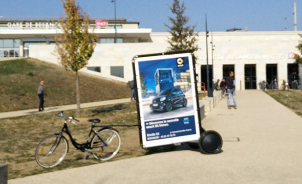 Smart Affichage mobile Keemia Strasbourg Agence marketing local en région Grand-Est