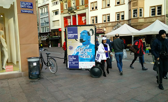 CCI Campus Alsace street marketing affichage mobile Keemia Strasbourg Agence marketing local en région Grand Est