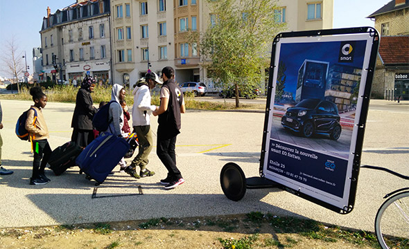 Smart Affichage mobile Keemia Strasbourg Agence marketing local en région Grand-Est