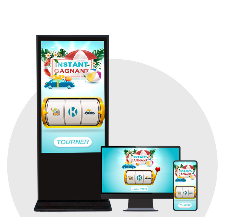 Bornes de jeux interactives - Keemia Strasbourg - Agence de Marketing Locale en région Grand- Est