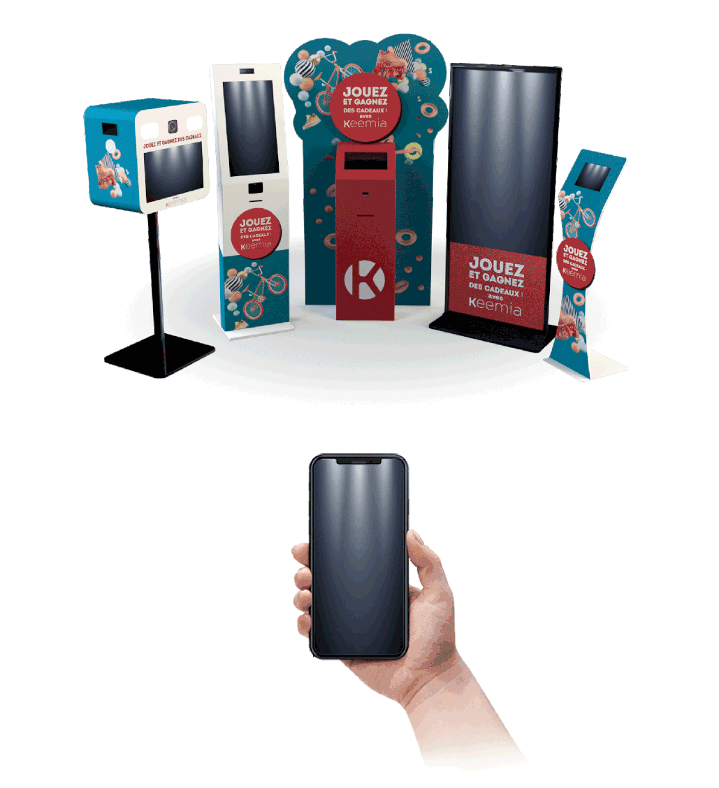 Bornes digitales interactives - Keemia Strasbourg - agence de marketing locale en région Grand Est