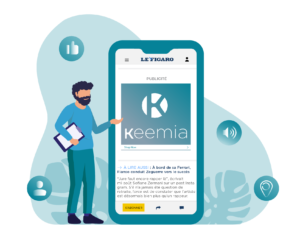 Solutions digitales de display mobile - Keemia Strasbourg - agence de marketing locale en région Grand Est