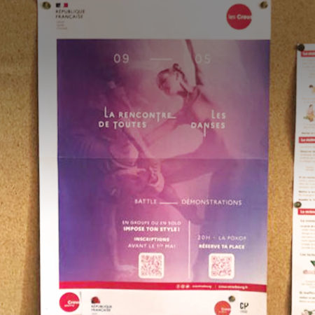 depot d’affiches et de flyers pour le Crous de Strasbourg - Keemia Strasbourg Agence de marketing locale en region Grand-Est