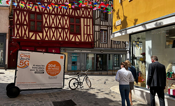 operation street marketing par bike'com - Keemia Strasbourg Agence de Marketing Locale en Région Grand-Est