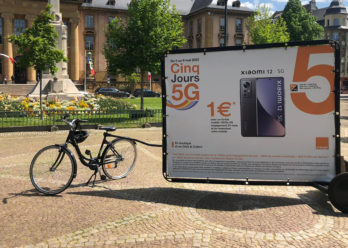 operation street marketing par bike'com - Keemia Strasbourg Agence de Marketing Locale en Région Grand-Est