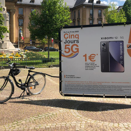 operation street marketing par bike'com - Keemia Strasbourg Agence de Marketing Locale en Région Grand-Est