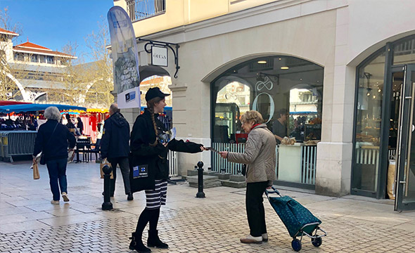 Technal street marketing Keemia Toulouse Agence marketing local en région Occitanie