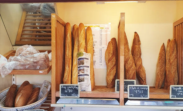 Display mobile Icade sac à pain publicitaire - Keemia Toulouse agence de Marketing locale en région Occitanie