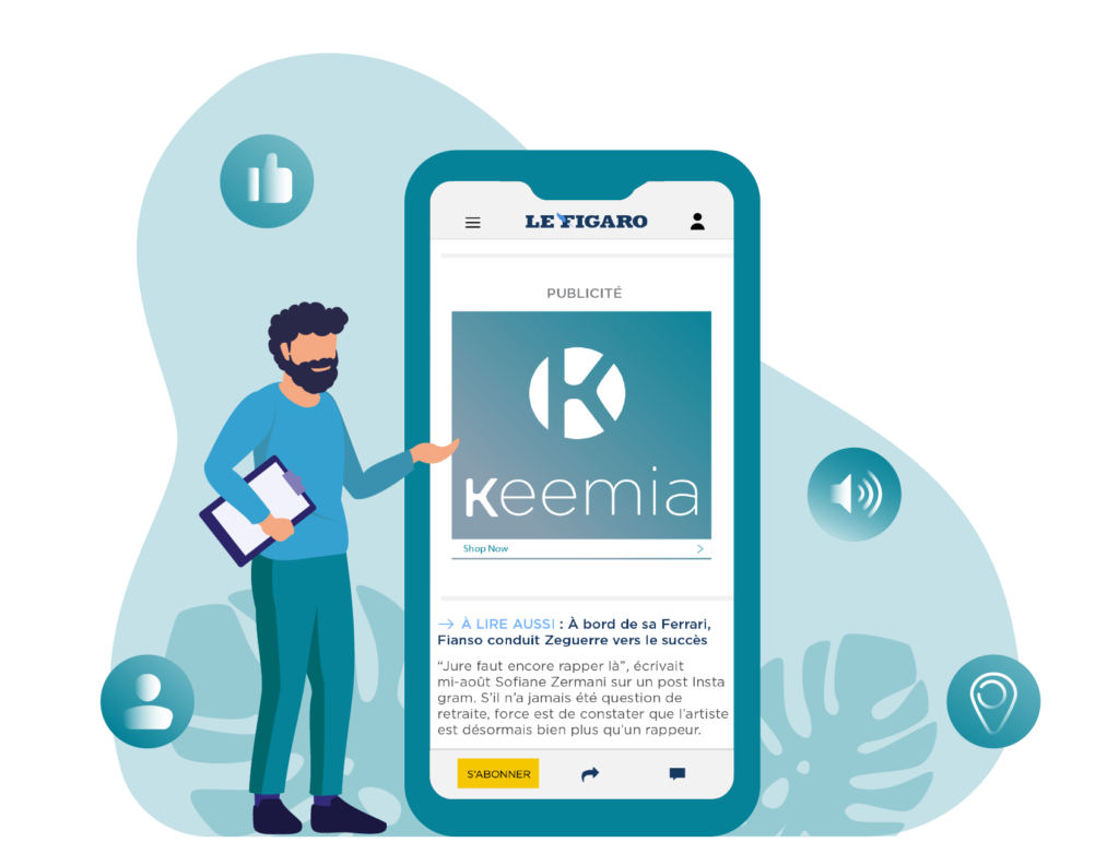 Display Mobile - Keemia Toulouse - Agence de Marketing Locale en région Occitanie