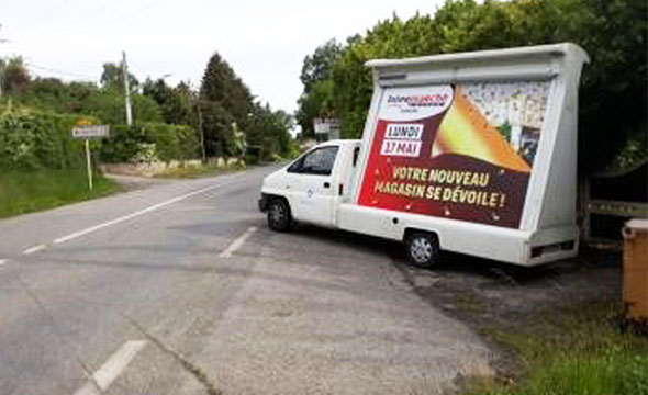 Opération d'affichage mobile - Keemia Toulouse agence marketing locale en région Occitanie
