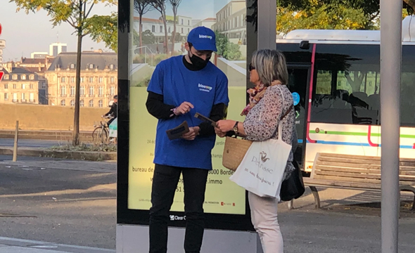 Street marketing pour Biocoop - Keemia Toulouse agence marketing locale en région Occitanie