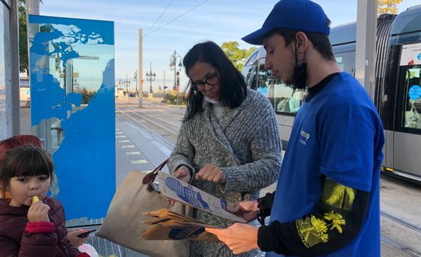 Street marketing pour Biocoop - Keemia Toulouse agence marketing locale en région Occitanie