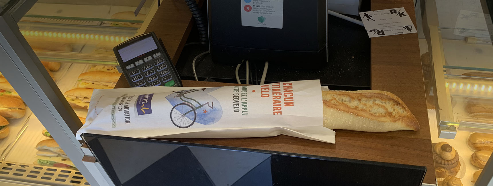 Affi'pain sac à pain publicitaire Conseil départemental du Loiret - Keemia Tours agence de marketing locale en région Centre Normandie