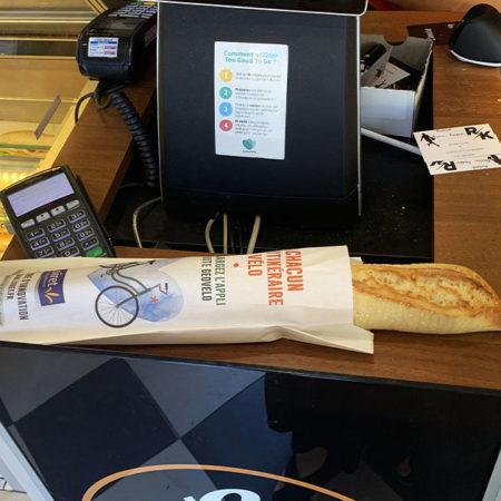 Affi'pain sac à pain publicitaire Conseil départemental du Loiret - Keemia Tours agence de marketing locale en région Centre Normandie