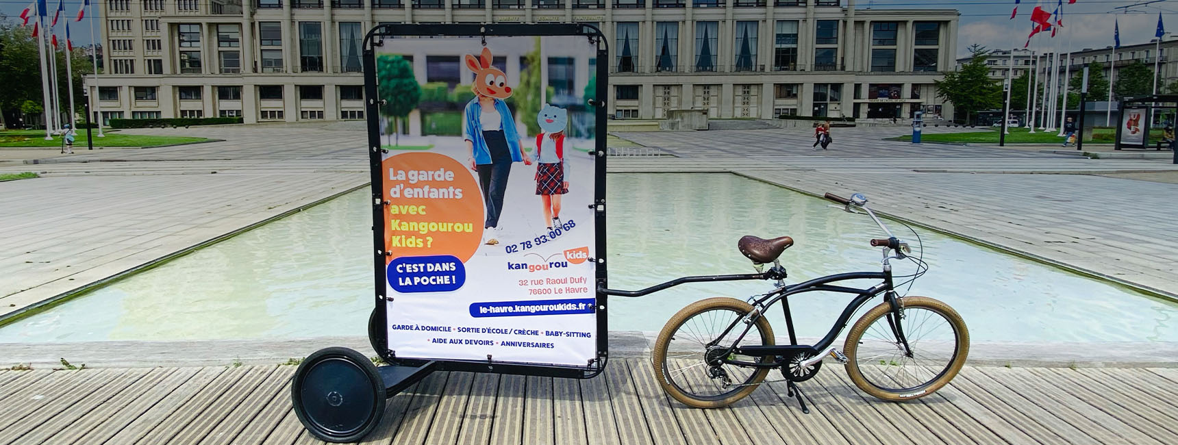 Affichage Mobile - Support Tactique -Keemia Tours Agence Marketing locale - Region Centre