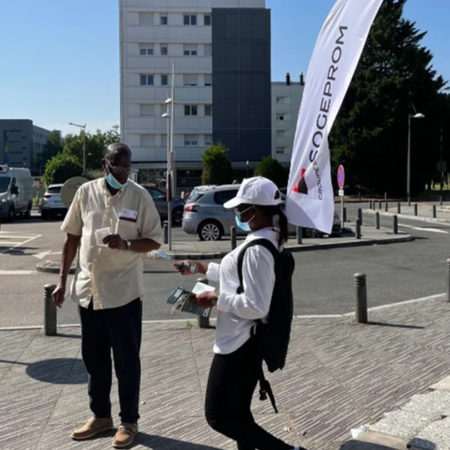 Street marketing SOGEPROM Keemia Tours Agence Marketing locale - Keemia Tours agence marketing local en région Centre Normandie