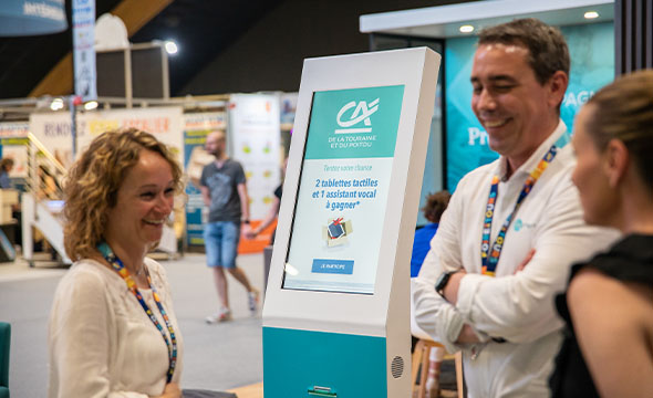 Jeu concours à la Foire de Tours avec le Crédit Agricole - Keemia Tours agence marketing local en région Centre Normandie