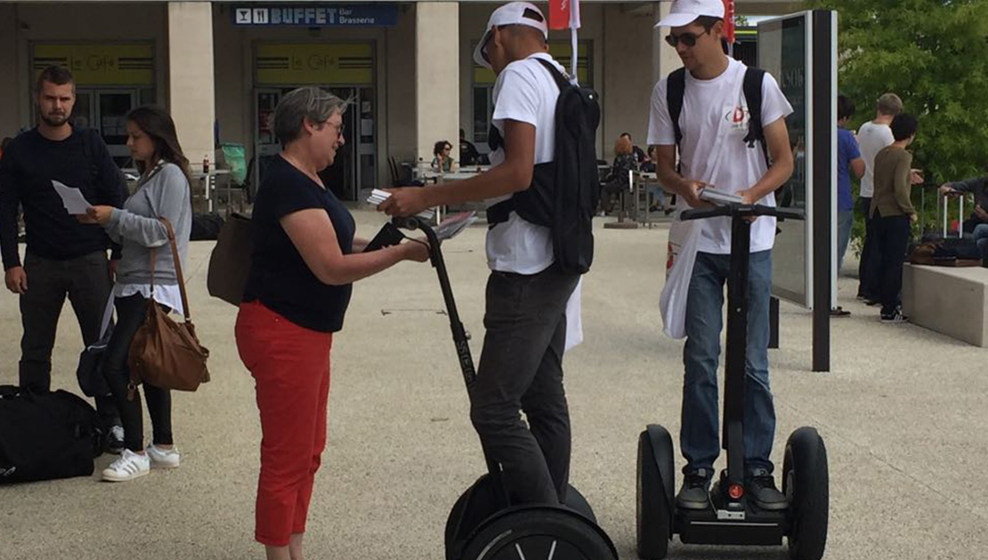 Le Grand Dax distribue en Segway Vignette - Keemia Agence Hors média, Shopper Marketing, Evénementiel