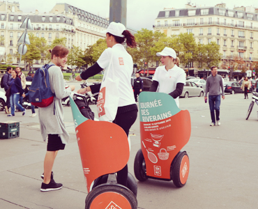 La FFT en segways et sacs à pain Vignette - Keemia Agence Hors média, Shopper Marketing, Evénementiel